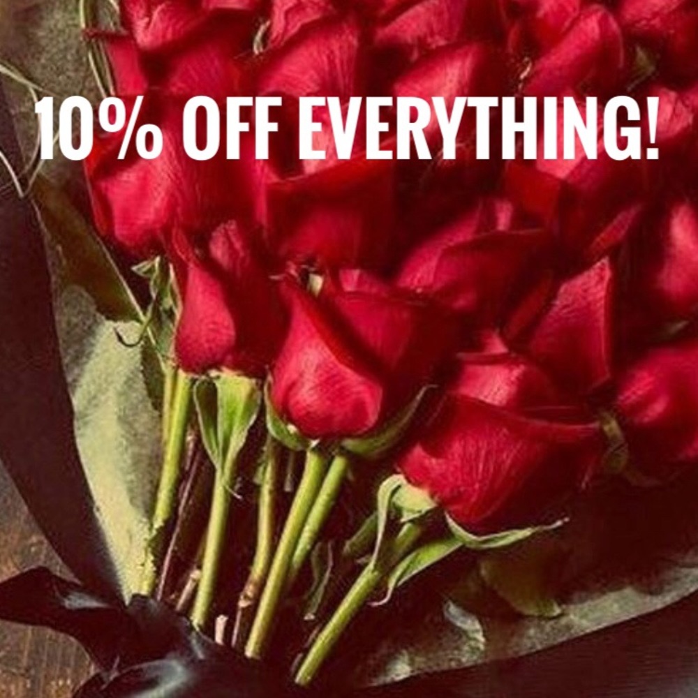 10% off everything in my closet! 🌹🌹🌹